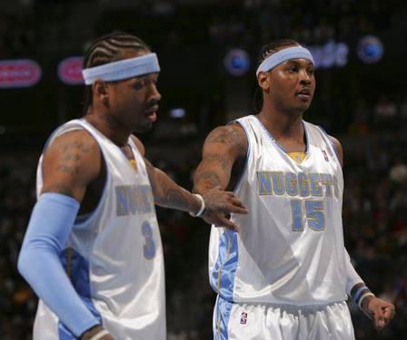 Allen Iverson et Carmelo Anthony