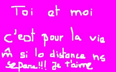 ouais une phrase touchante non